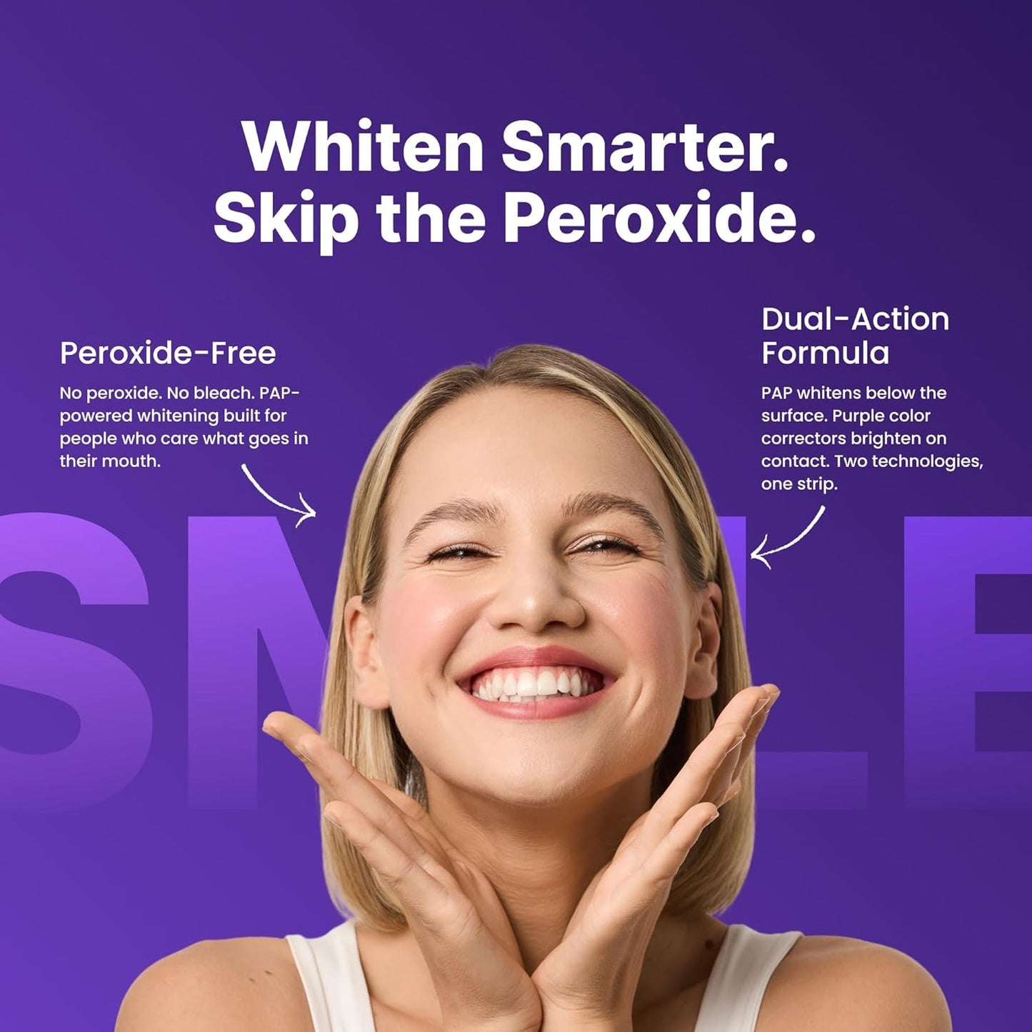 DRDENT Purple Teeth Whitening Strips 21 Treatments
